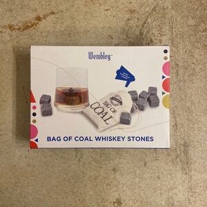 NEW Wembley bag of coal whiskey stones